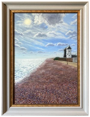 'Aldeburgh' Mike Lord. Framed original painting.