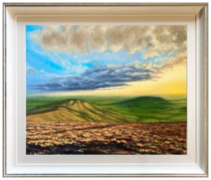 'Trough of Bowland'. Framed original painting by Mike Lord.