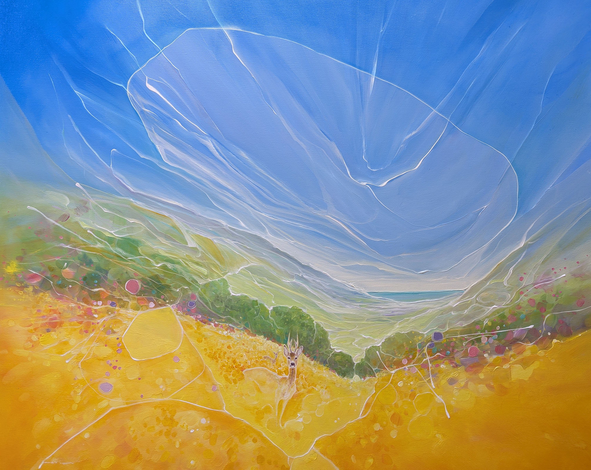'A Perfect Chaos' Gill Bustamante. Original Painting. - Image 3