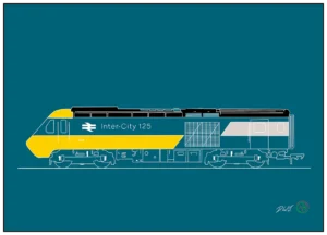 'Class 43 BR HST' Daniel Jones. Fine Art Prints.