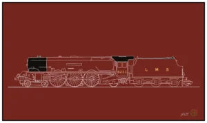 'Class 62: Duchess of Sutherland'. Fine art prints by Daniel Jones.