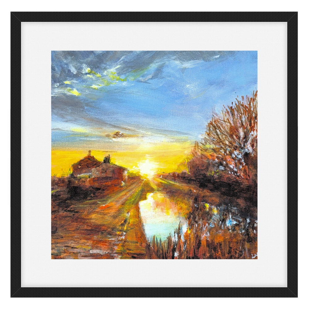 'Nob End, Little Lever, Bolton', Lita Narayan. Framed art prints.