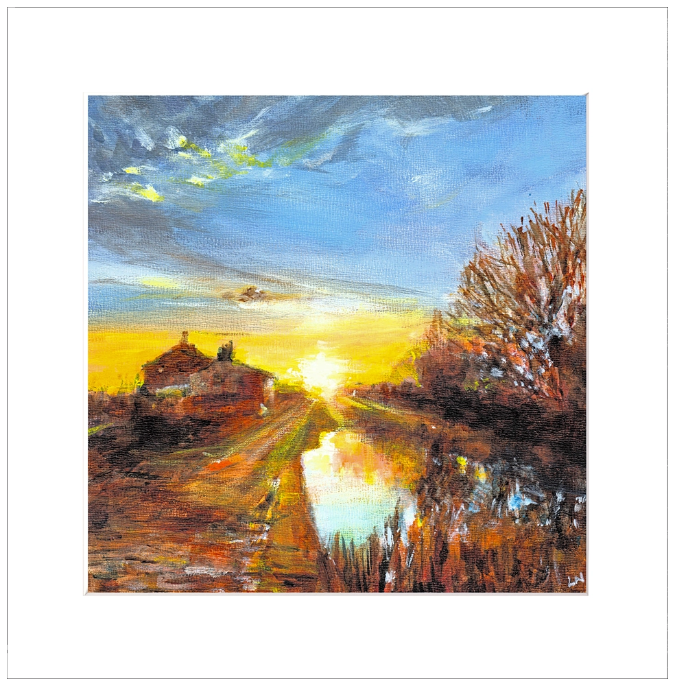 'Nob End'. Mounted art print.