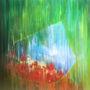 'The White Horse Portal' Gill Bustamante. Original Painting.