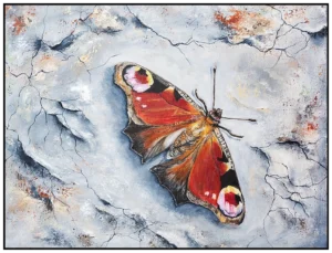 'Urban Peacock'-original-painting-helen-worthington