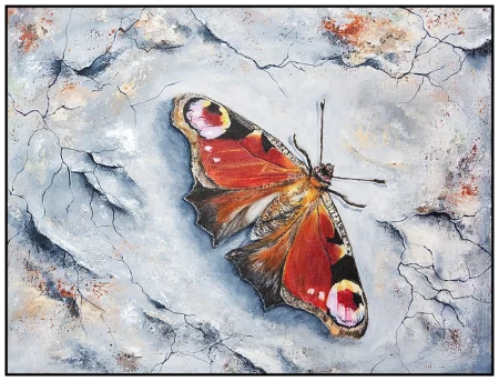 'Urban Peacock'-original-painting-helen-worthington