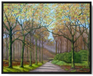 'A Long Walk'. Framed original by Mike Lord.