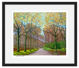'A Long Walk'. A framed fine art print by Mike Lord.