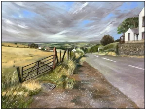 'A Lovely Walk Up Mellor'. Art Prints by Carole Pugh.