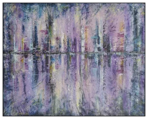 'Cityscape reflected' by Helen Worthington