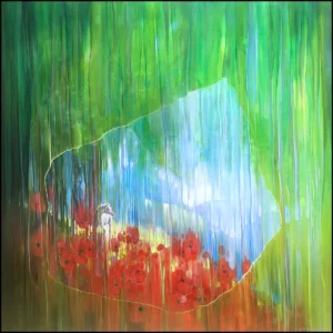 'The White Horse Portal'. Art Prints by Gill Bustamante.