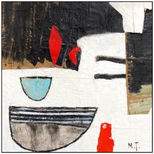 'Creek', an abstract painting by Malcolm Taylor.