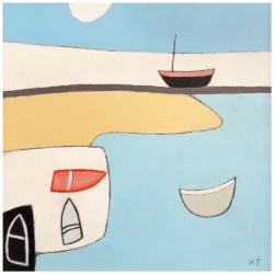 'Hauled Out'.Original Painting by Malcolm Taylor