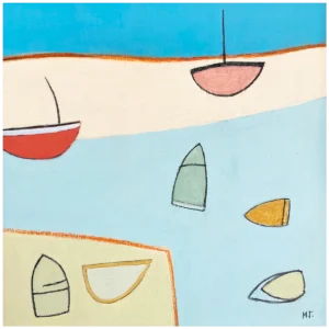 'In The Channel'. Original Painting by Malcolm Taylor.