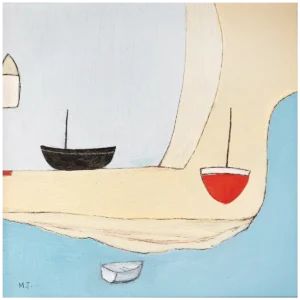 'Sand Bar'. Original Painting by Malcolm Taylor.