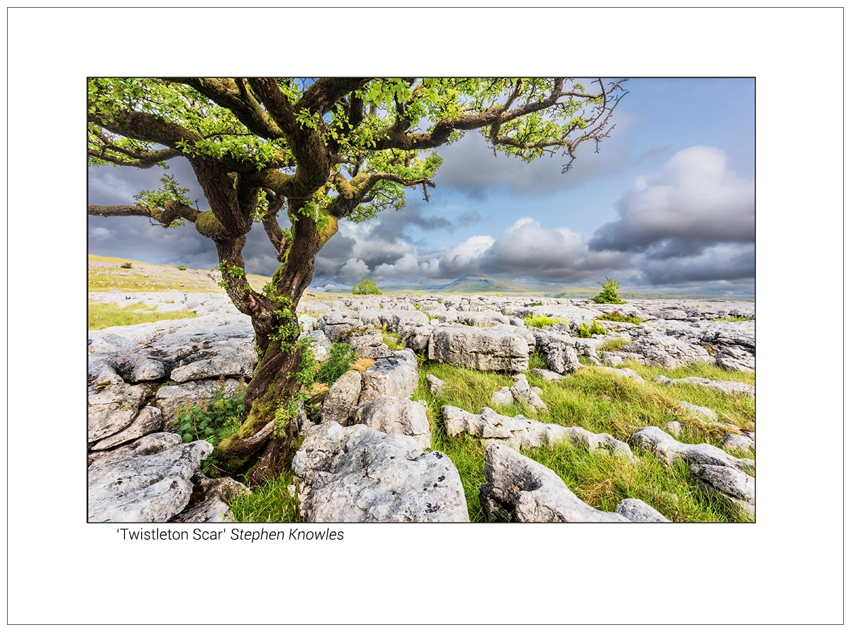 'Twistleton Scar', Yorkshire Dales' Stephen Knowles. Mounted Fine Art Prints, Framed Canvas Wall Art & Art Cards. - Image 4