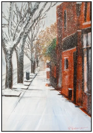 'Terraced Row' Pat Richardson Original Painting