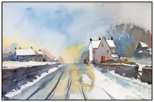 'Winters Light' Pat Richardson Original Painting