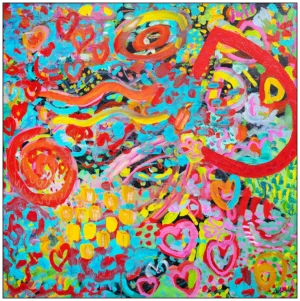 'English Love'. An original Painting by Caroline Boff.