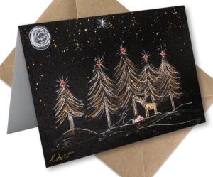 'Christmas Eve' Christmas card by Karen Holt.