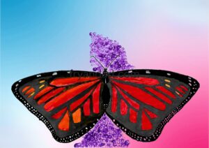 Monarch Butterfly - Acrylic Art