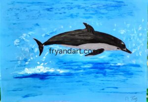 'The Dolphin' Andrew Fry. Fine Art Prints.