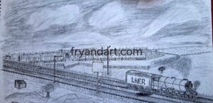 Steam Locomotive - Original Sketch