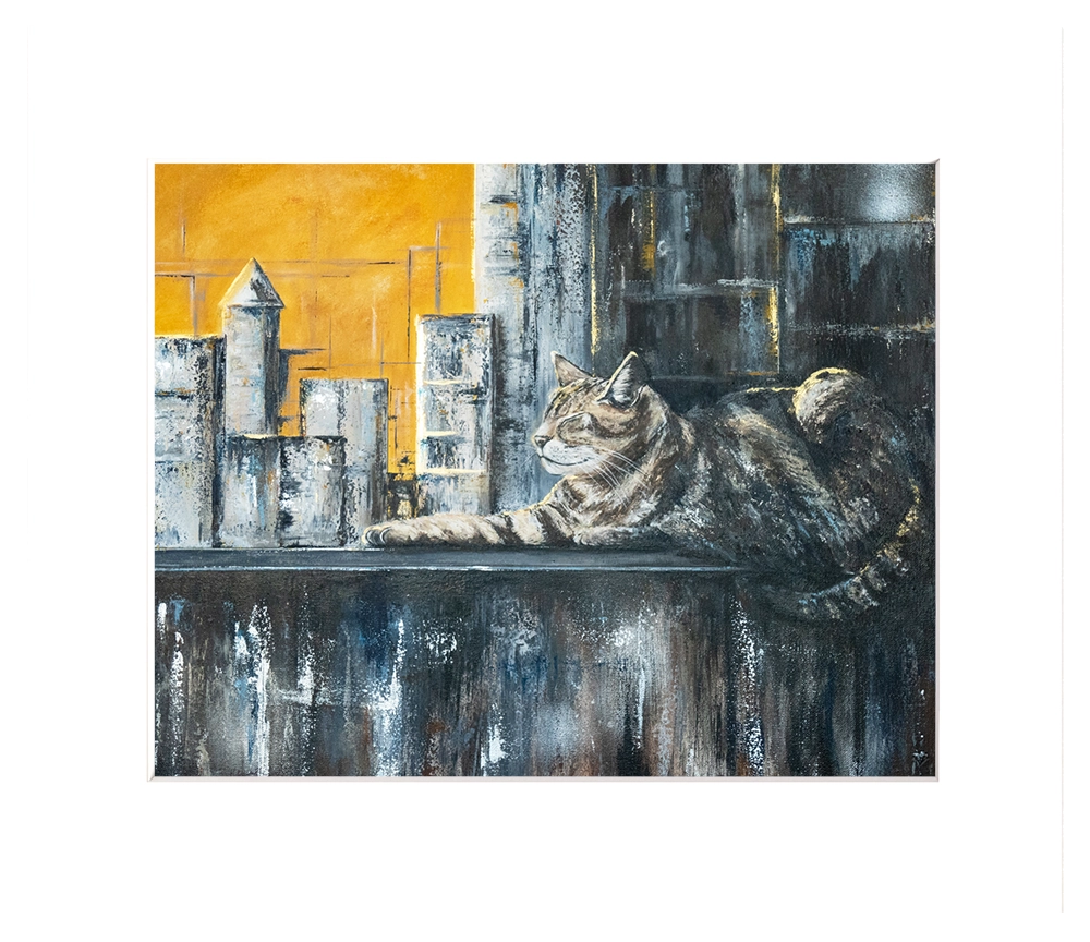 'King of the Urban Jungle', Mounted Fine Art Print.