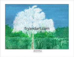 'Silver Birch'. Original Painting.