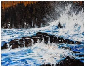 'A Piece of the Causeway' Pat Richardson Original Painting