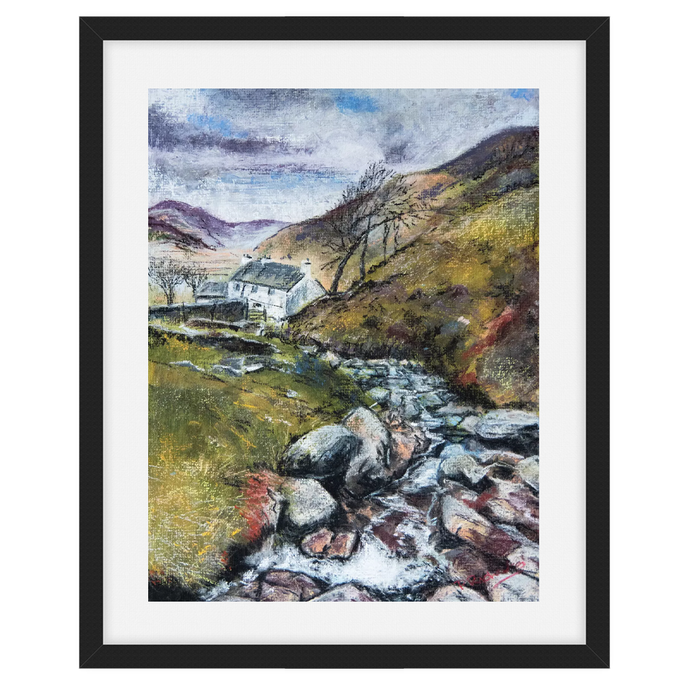 'Amidst the Boulders Framed and Mounted Artwork
