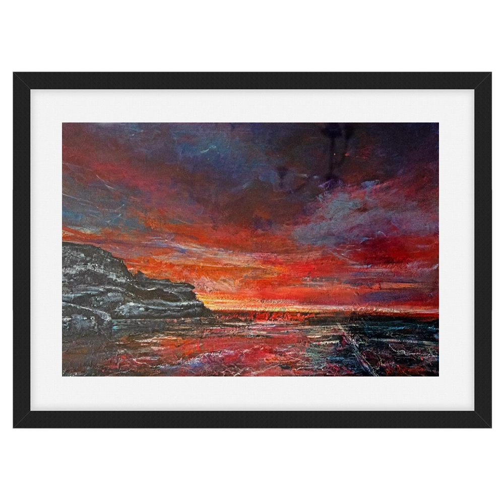 'Aurora' Pat Richardson Framed and Mounted Artwork