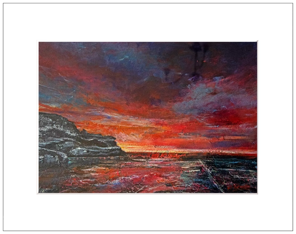 'Aurora' Pat Richardson Mounted Artwork