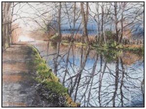 'Early Morning Walk' by Pat Richardson Original Painting