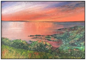 'End of a Beautiful Day' Pat Richardson Original Painting