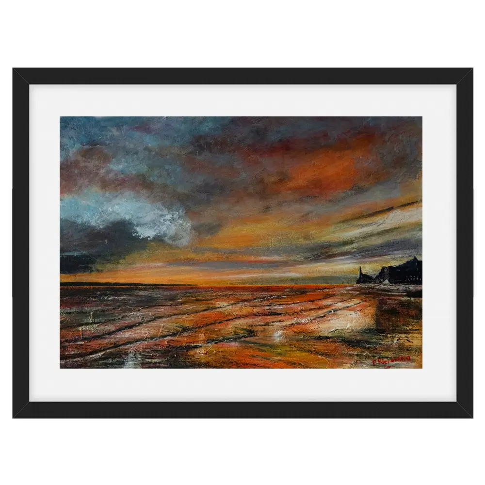 'Eventide' Pat Richardson Framed and Mounted Artwork