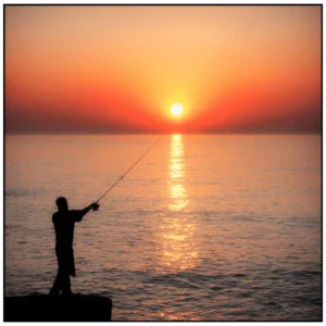 'Gone Fishing' David Ruaux Original Photo