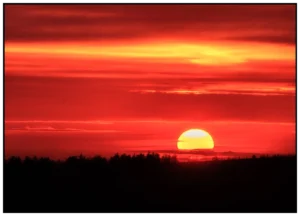 'Lancashire Sundown' David Ruaux Original Photo