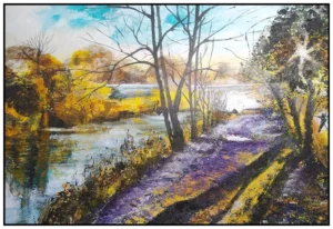 'Light Breaking Through' Pat Richardson Original Painting