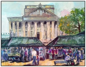 'Makers Market' Pat Richardson Original Painting