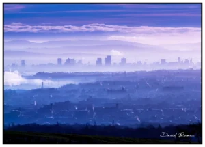 'Manchester Skyline' David Ruaux Original Photo