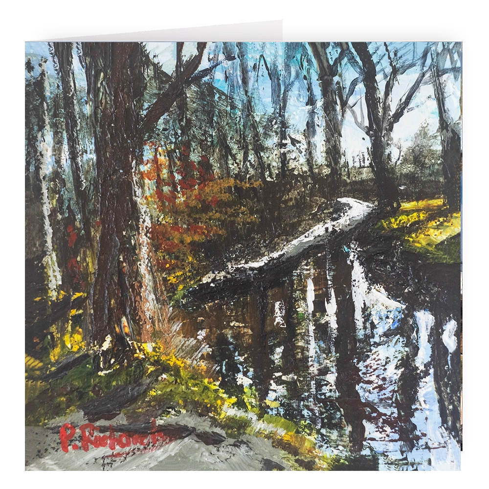 'Meandering III' Pat Richardson Artcard