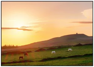 'Rivington Pike and Sunset' David Ruaux Original Photo
