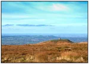 'Rivington Pike from Winter Hill' David Ruaux Original Photo