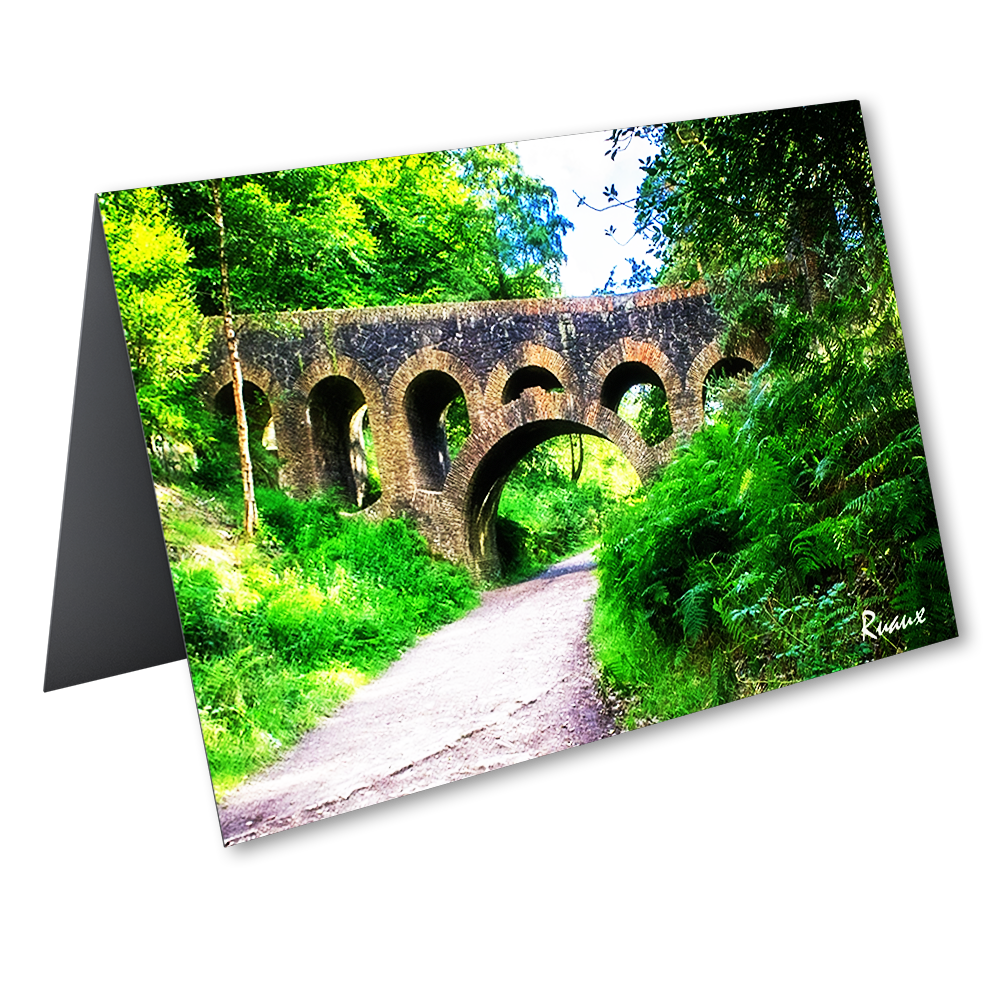 'Seven Arch Bridge' David Ruaux Artcard Photo