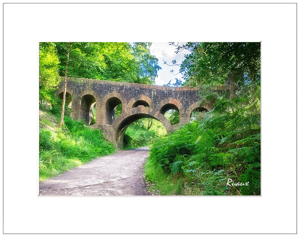 'Seven Arch Bridge' David Ruaux Mounted Photo
