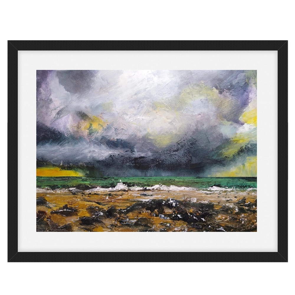 'Storm Rolling In' Pat Richardson Framed and Mounted Artwork