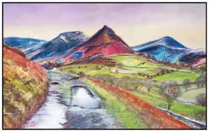 'Take a Hike' Pat Richardson Original Painting