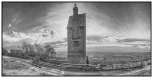 'The Face of the Pigeon Tower' Original Photo