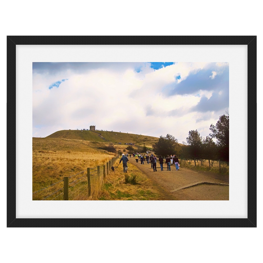 'Walking to the Pike on Good Friday' David Ruaux Framed and Mounted Photo